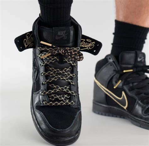 dunk high faust black gold